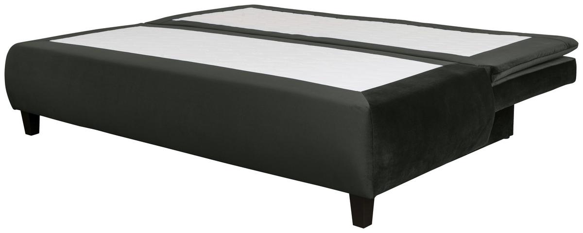 Boxspring Kanapé Marino B - világosszürke/antracit, Modern, textil (208/102/96cm) - Luca Bessoni