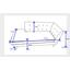 Chaiselongue Viola - tmavosivá, Moderný, kov/drevo (157/74/71cm) - Modern Living Chaiselongue Viola - tmavosivá, Moderný, kov/drevo (157/74/71cm) - Modern Living