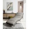 Relaxliege Swing Silver Dunkelgrau B: 65 cm - Dunkelgrau/Silberfarben, Design, Textil (65/65-95/171cm) - Livetastic