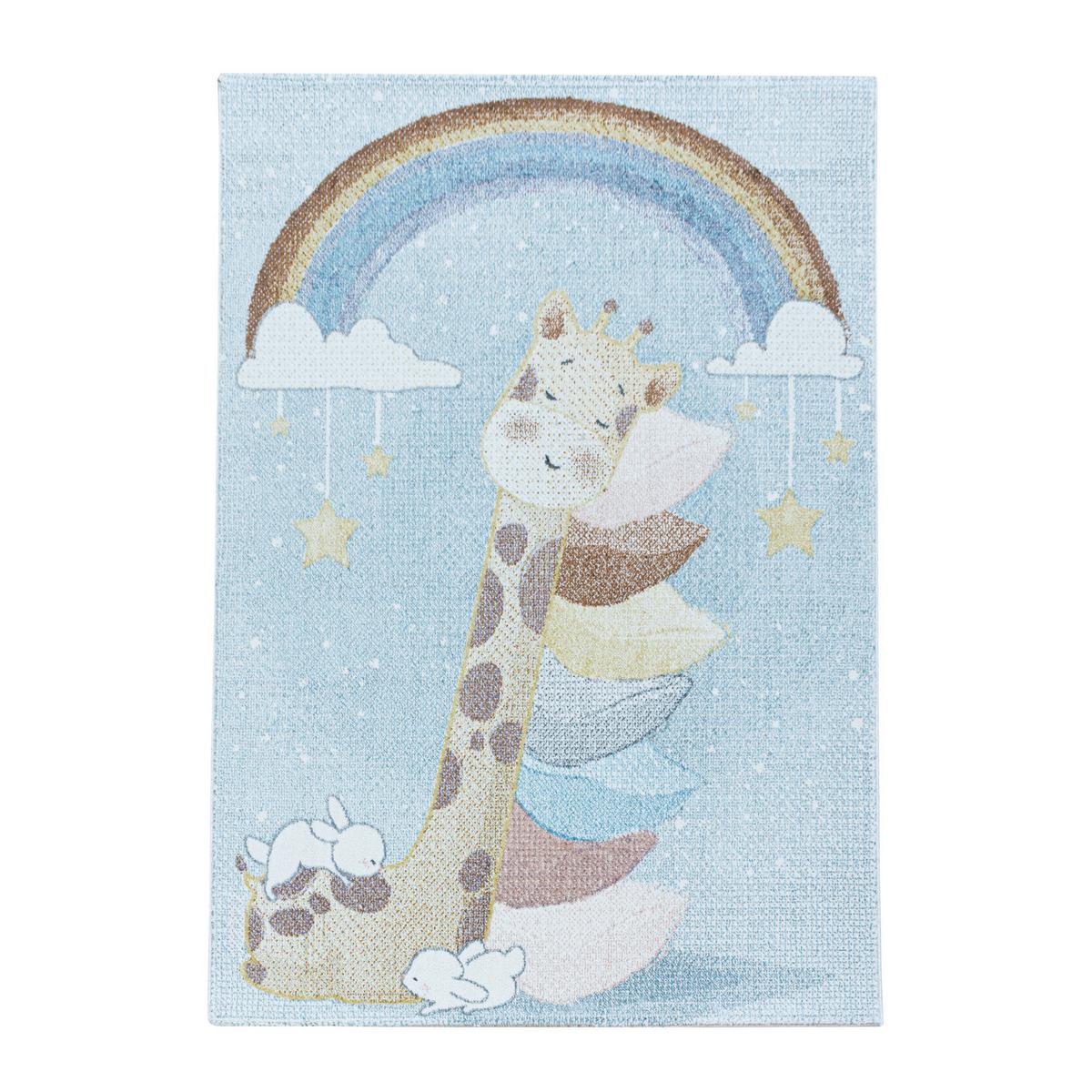 Tkaný koberec 80x150cm, modrá - modrá, Trend, textil (80/150cm)