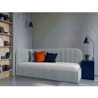 Polsterbett Millow Links Minttürkis Lf: 90x200 Cm - Schwarz/Minttürkis, MODERN, Holz/Holzwerkstoff (90/200cm) - MID.YOU