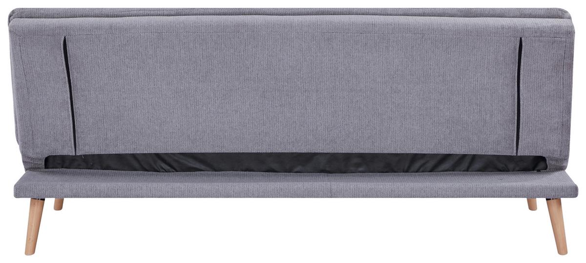 Schlafsofa Armano Grau B: 190 Cm - Naturfarben/Grau, Basics, Holz/Textil (190/83/87cm) - P & B