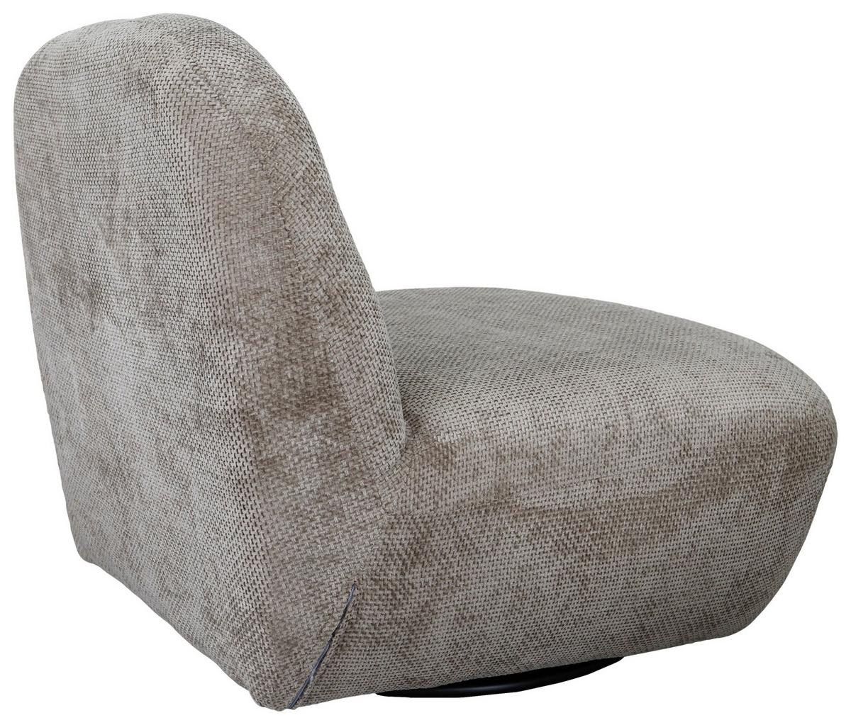 Relaxsessel Bunty Hellbraun B: 85 Cm - Hellbraun/Schwarz, Basics, Textil (85/74/85cm) - Livetastic