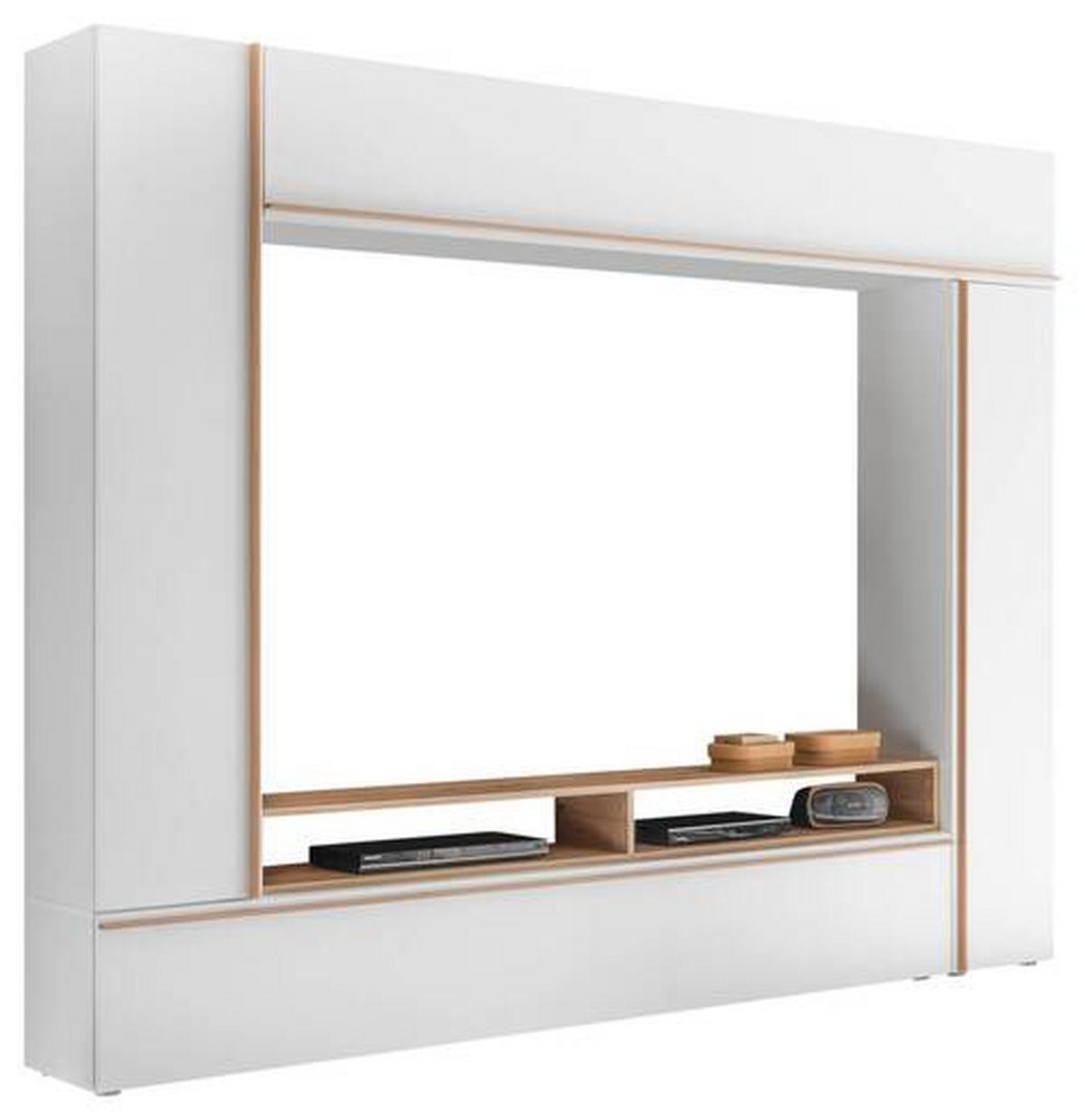 Szekrénysor Frame - tölgyfa/fehér, Design, faalapú anyag (234/191/36cm) - MID.YOU