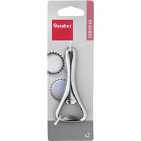 Flaschenöffner Meinhard Chrom Bxhxt: 9,5x16x0,9 Cm - Chromfarben, Basics, Metall (9,5/16/0,9cm) - Metaltex