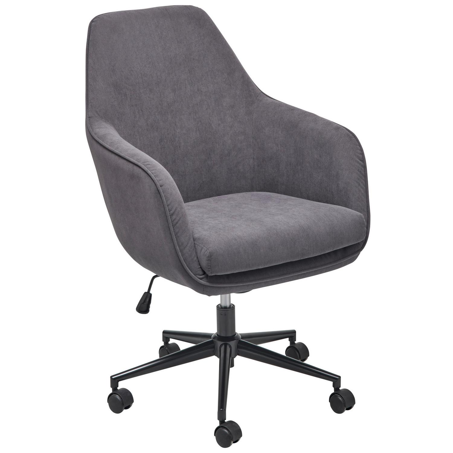 Drehstuhl Columbus Dunkelgrau 63x93-98x71 cm