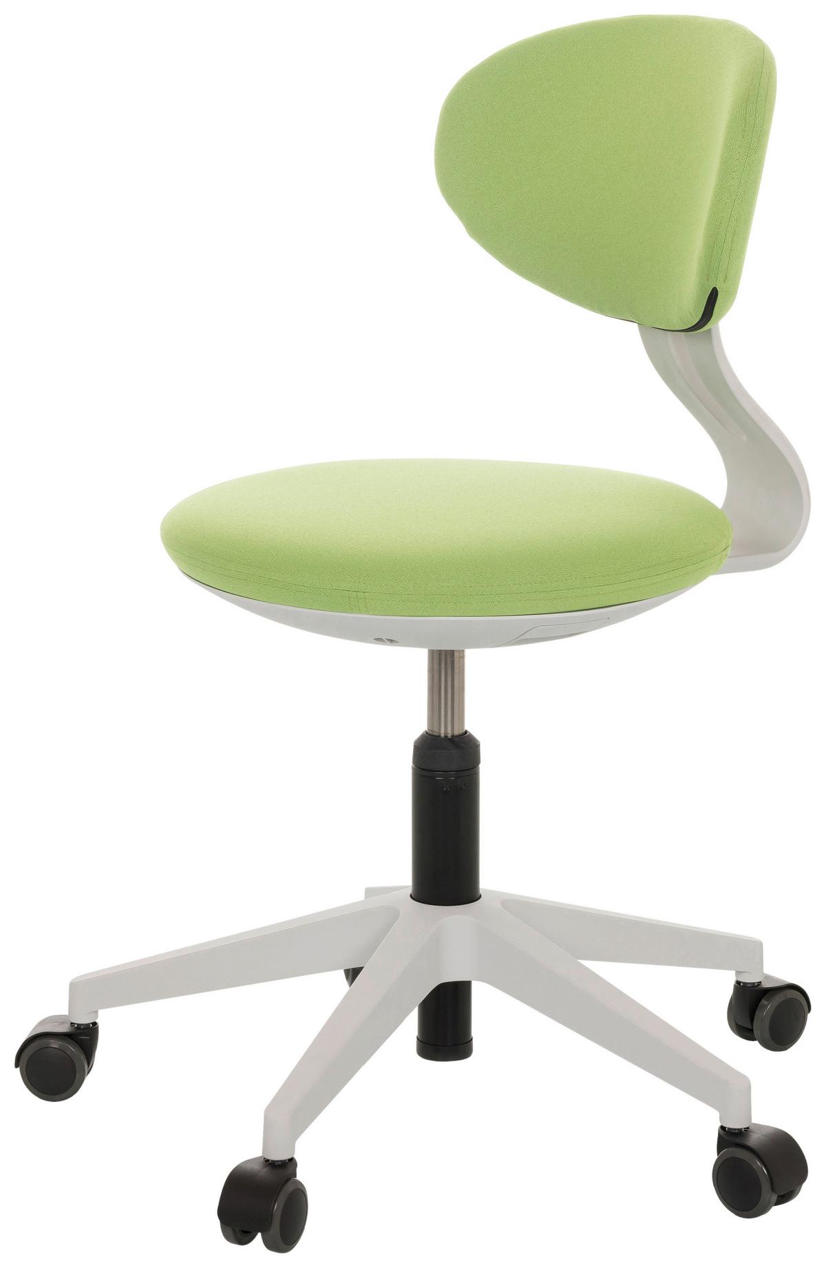 Jugenddrehstuhl Minimovo - Weiß/Grau, Basics, Kunststoff/Textil (42/66-87/52cm) - MID.YOU