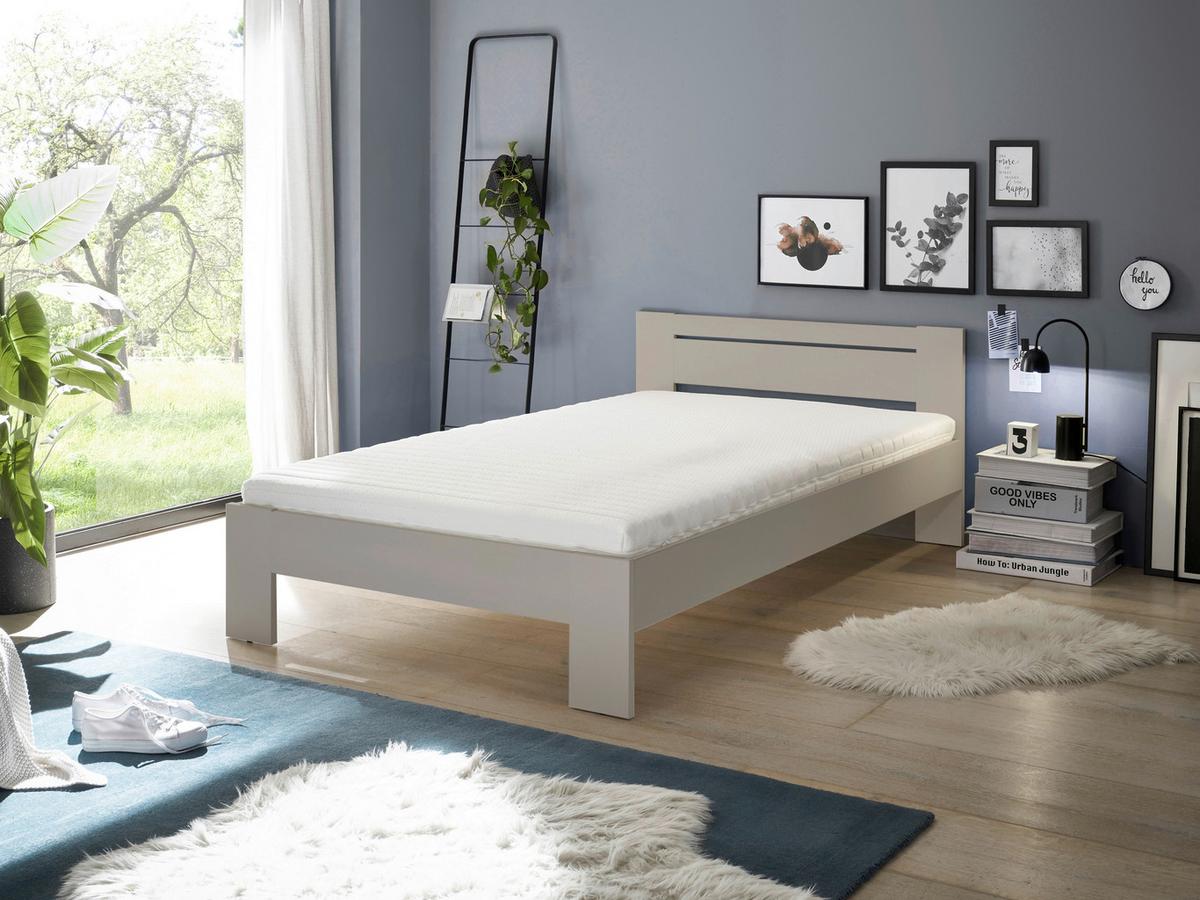 Bett Cannes 120 Kashmir Dekor 120x200 - Kaschmir, KONVENTIONELL, Holzwerkstoff (120/200cm) - Ondega