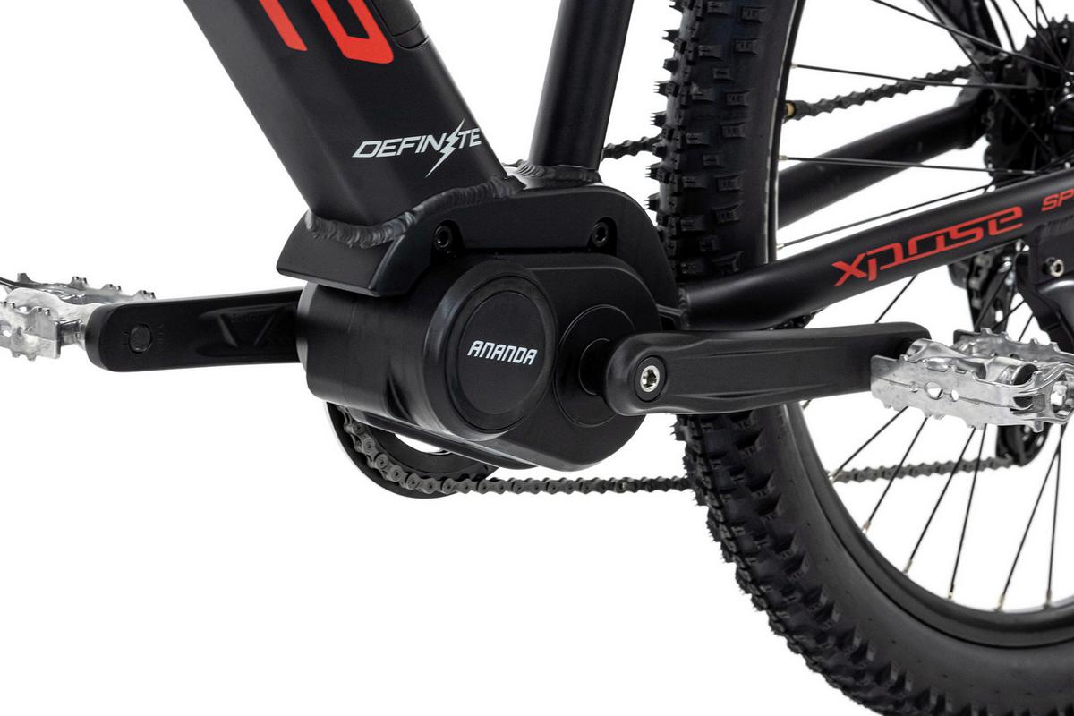 Elektrofahrrad 27,5 Zoll, 120 Km - Schwarz, Basics, Metall (180/70/100cm)