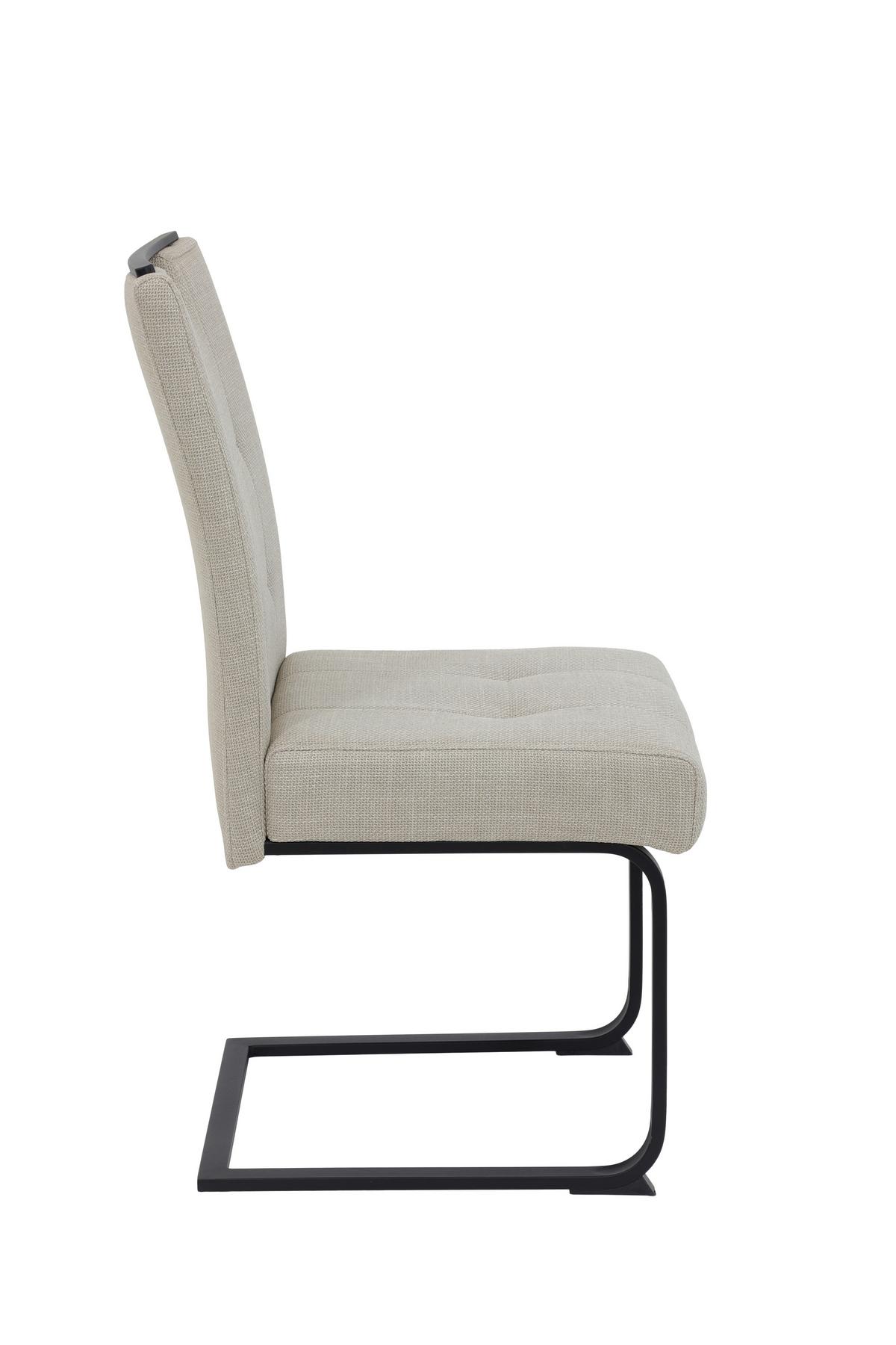 TISCHGRUPPE BEKE G - Eichefarben/Beige, MODERN, Holzwerkstoff/Textil (140 - 180/76/90cm) - P & B