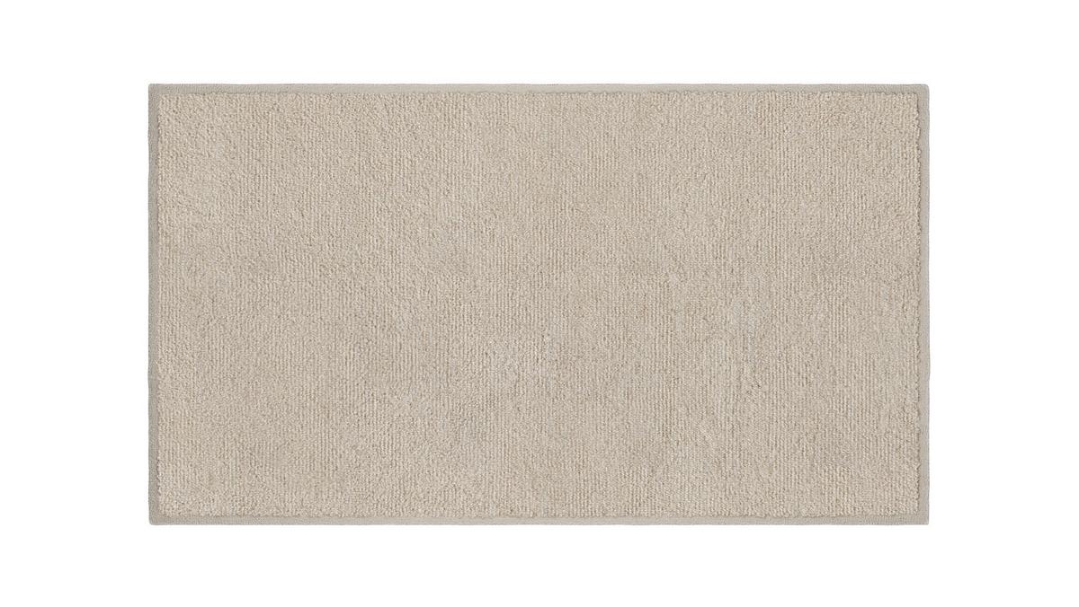 Badematte Jocylin - Beige, Basics, Textil (65/115cm) - Grund