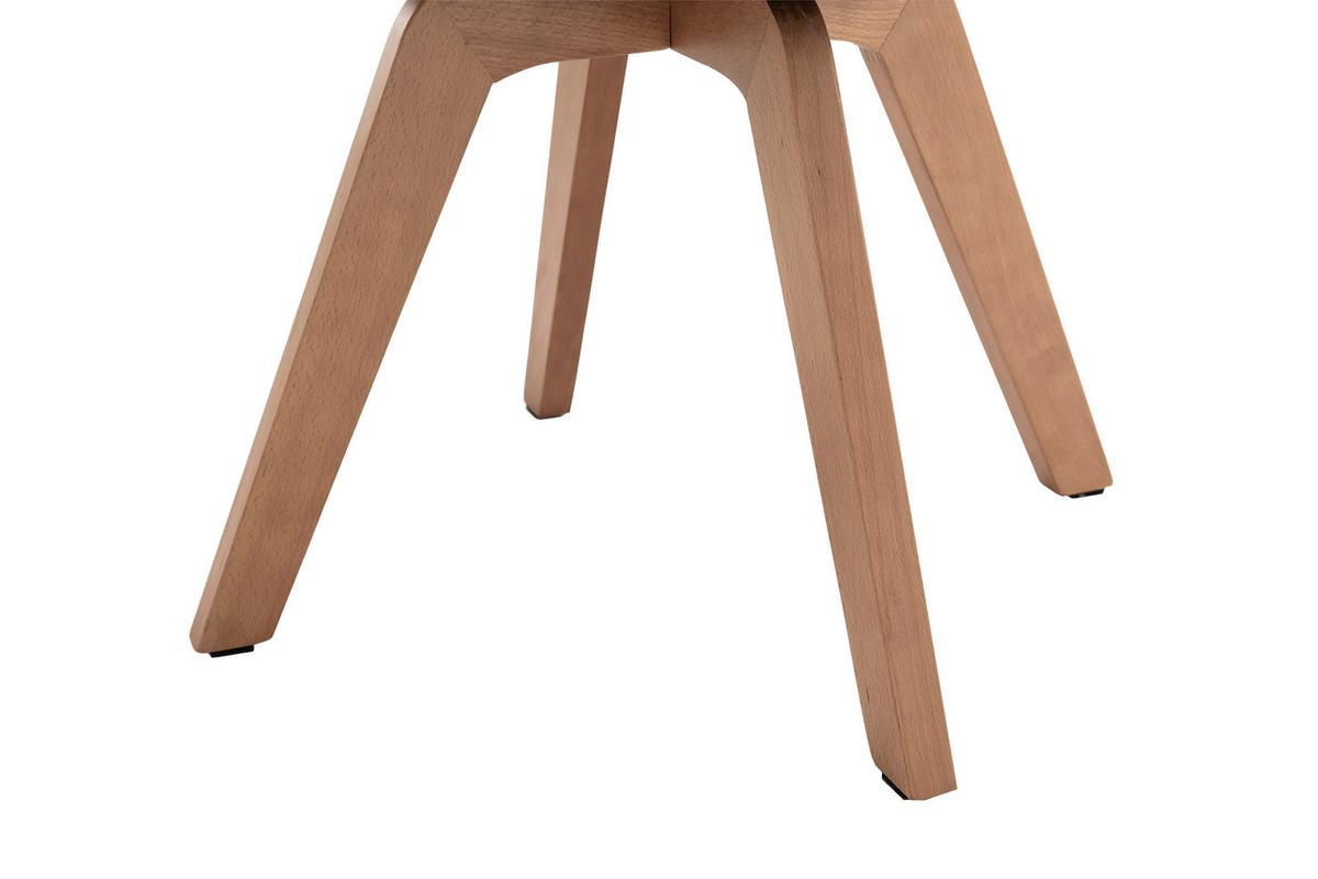 Stuhl-set Tony - Anthrazit/Buchefarben, MODERN, Holz/Textil (57/89/61cm) - MID.YOU