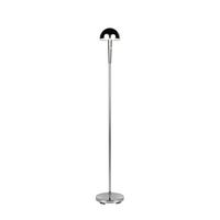 LED-Stehleuchte, dimmbar MENDOREZ - Chromfarben/Transparent, Basics, Kunststoff/Metall (22/22/130,5cm)