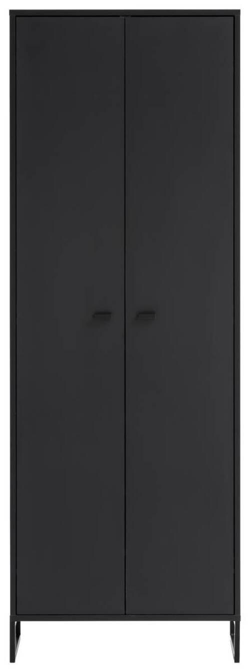 Schuhschrank Janne Schuhschrank 600 - Schwarz, LIFESTYLE, Holzwerkstoff (60,2/169,7/33,5cm) - MID.YOU