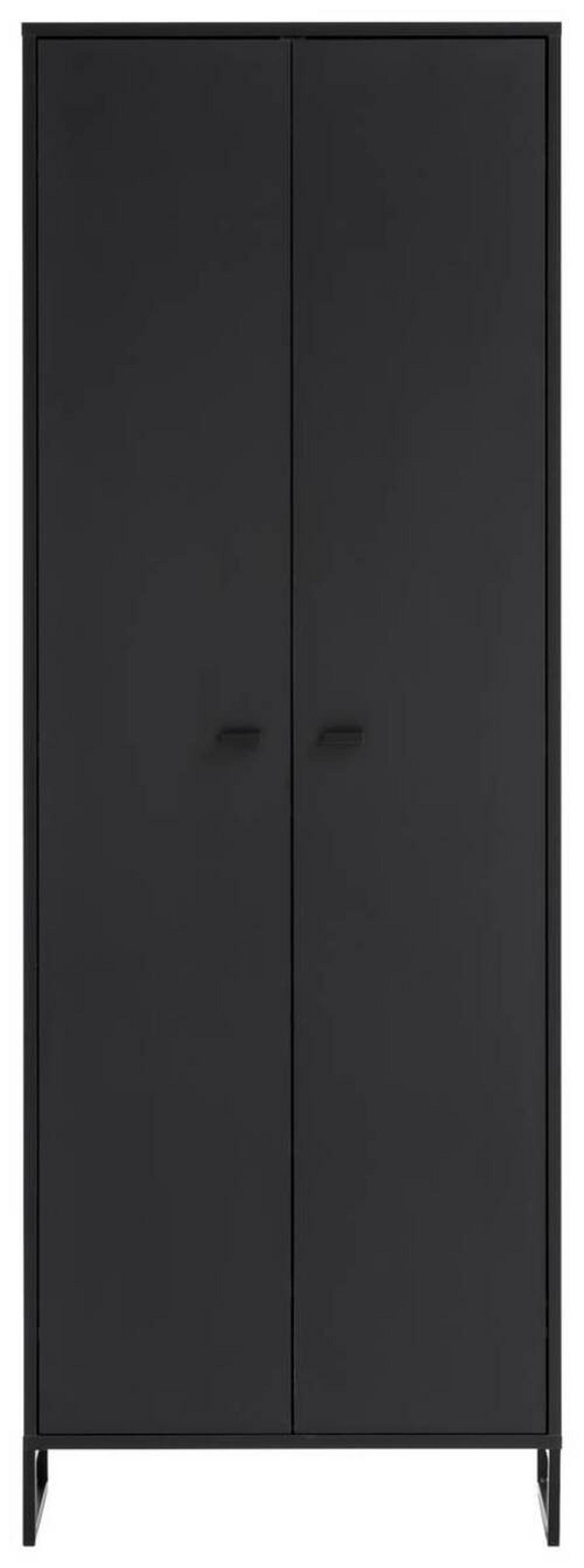 Schuhschrank Janne Schuhschrank 600 - Schwarz, LIFESTYLE, Holzwerkstoff (60,2/169,7/33,5cm) - MID.YOU