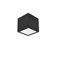 LED-Deckenleuchte Gemini Schwarz L: 8,5 cm - Schwarz, Design, Metall (8,5/8,5/8,5cm)