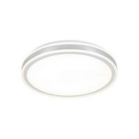STROPNÍ SVÍTIDLO FARBI - bílá/barvy chromu, Moderní, kov/plast (38/6cm) - Mömax