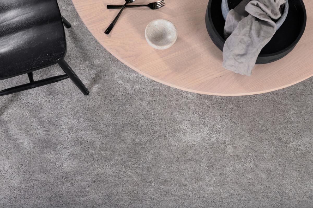 Hochflorteppich undra - Hellgrau, LIFESTYLE, Textil (170/240cm) - P & B