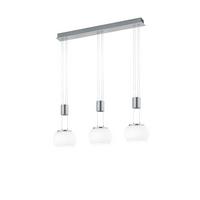 LED-Hängeleuchte 342010307 Madison - Weiß/Nickelfarben, Design, Glas/Metall (82/18/150cm) - Trio Leuchten