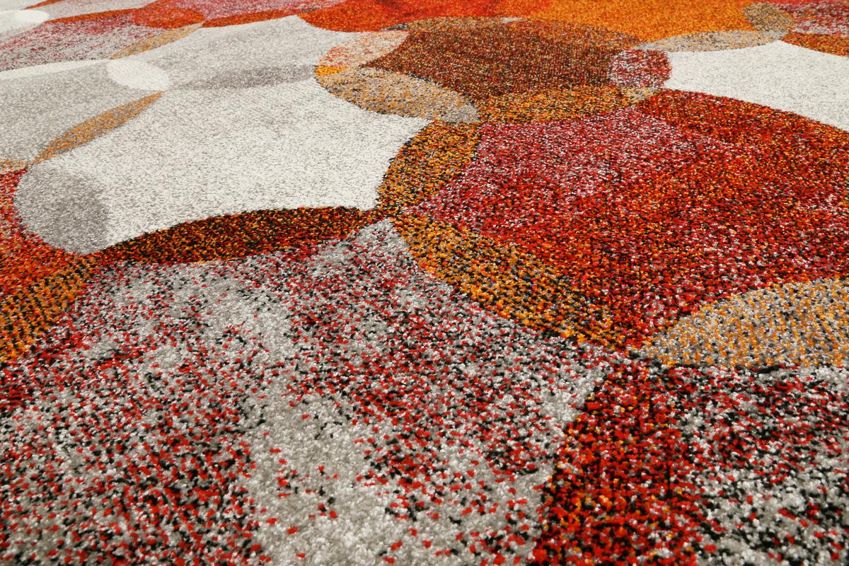 Webteppich Modernina - Rotbraun/Rot, KONVENTIONELL, Textil (80/150cm) - Esprit