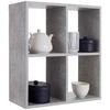 Falipolc Alex *top Ár* - szürke, Modern, faalapú anyag (60/60/18cm) - Best Price