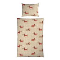 BETTWÄSCHE SANTA DACKEL - Beige, ROMANTIK / LANDHAUS, Textil - James Wood