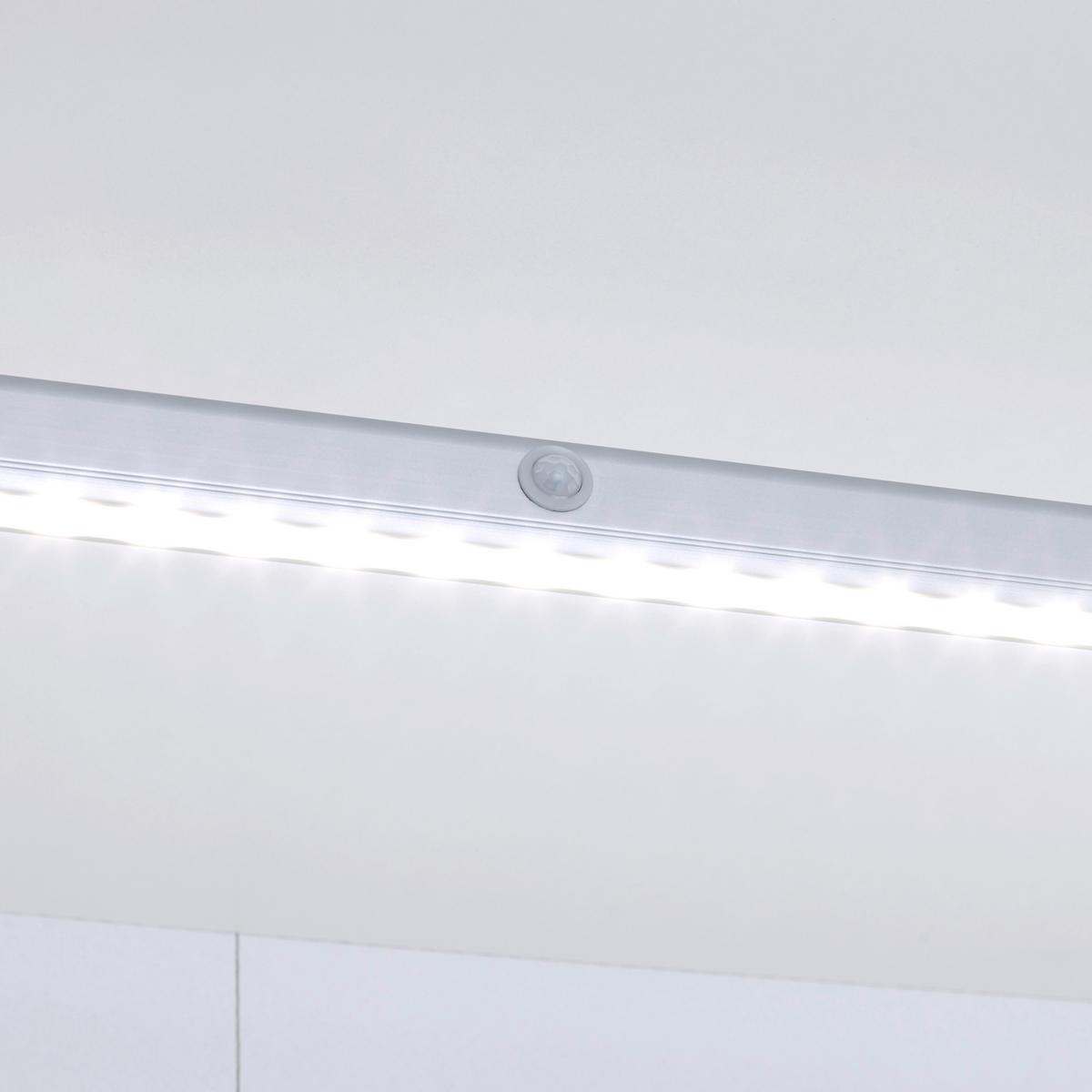 Kleiderstange Unit L: 87,1 Cm Alufarben Mit Led-Beleuchtung - Alufarben, MODERN, Metall (87,1cm) - Ondega