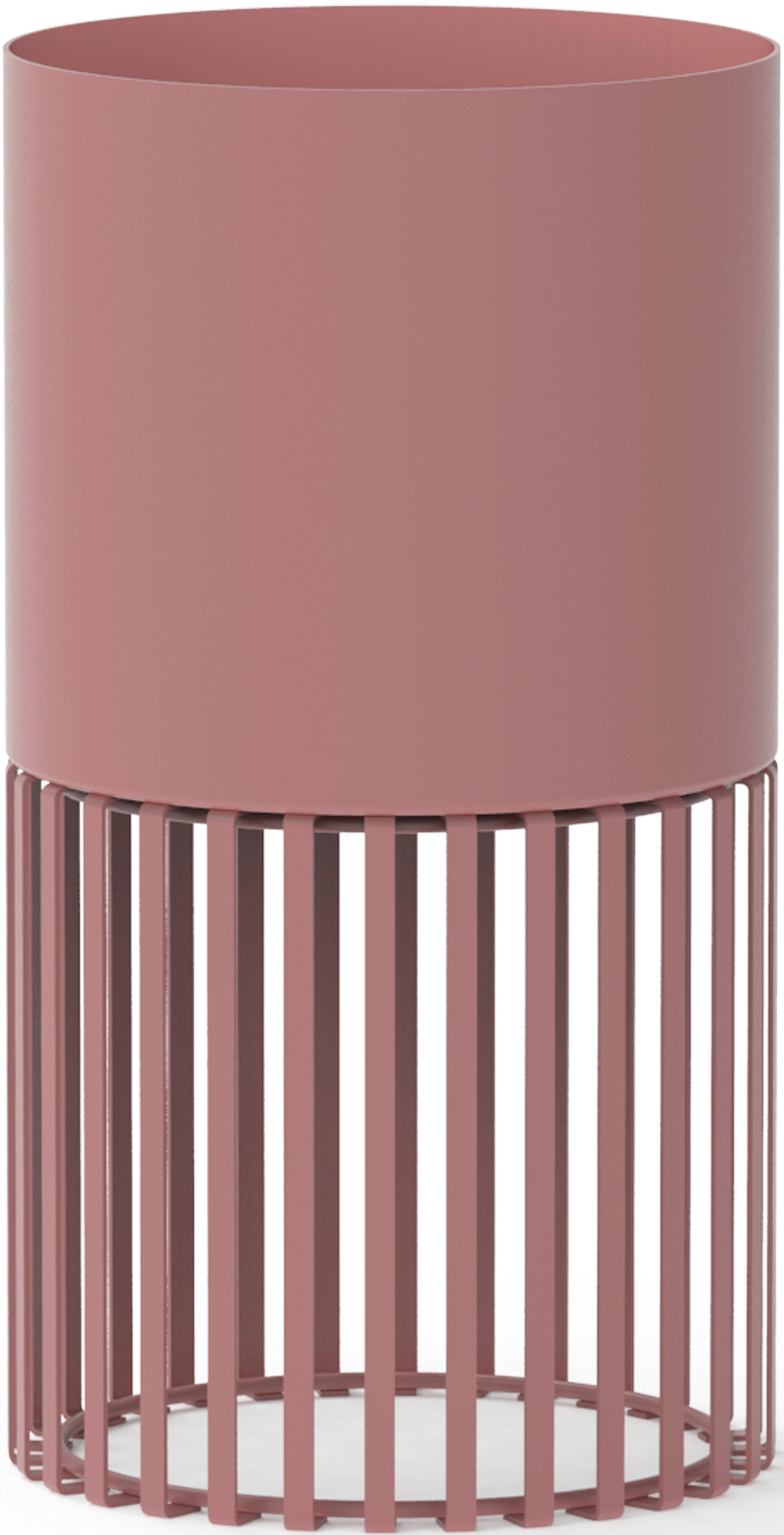 Květináč ELLA - starorůžová, kov (13/24cm) - Mömax