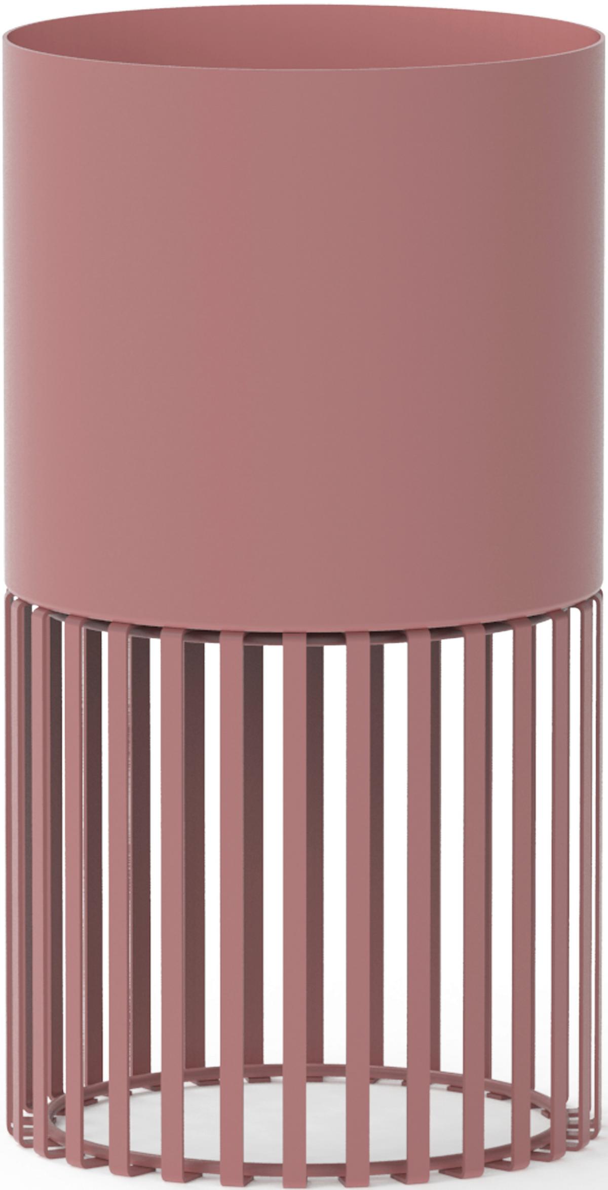 Květináč ELLA - starorůžová, kov (13/24cm) - Mömax