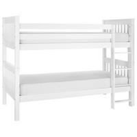 Poschodová posteľ WICKY - biela, Konventionell, drevo (90/200cm)