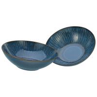 Schüsselset Sea Breeze Steinzeug 2-Teilig - Multicolor, Design, Keramik - Creatable
