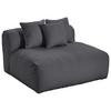 Modul Sofa Bloom 2er-Sofa B: 120 cm Dunkelgrau - Dunkelgrau, Trend, Textil (120/70/122cm) - Livetastic