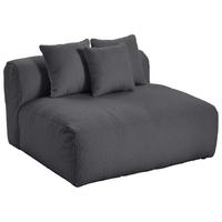 Modul Sofa Bloom 2er-Sofa B: 120 cm Dunkelgrau - Dunkelgrau, Trend, Textil (120/70/122cm) - Livetastic
