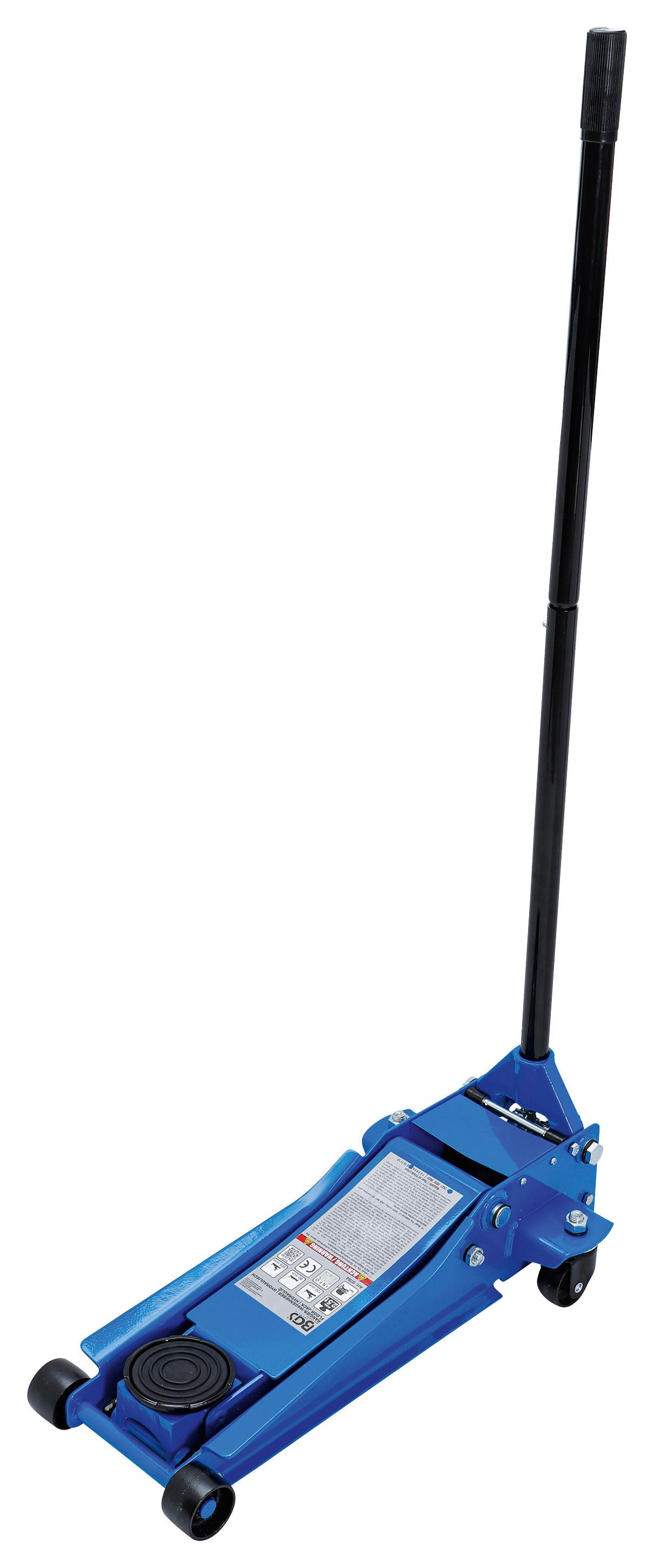 Rangier-Wagenheber hydraulisch Blau/Schwarz B: 72 cm - Blau/Schwarz, Basics (72/32,6/15cm)
