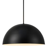Hängeleuchte Ellen Schwarz D: 30 Cm - Schwarz, Basics, Metall (30/220cm) - Nordlux