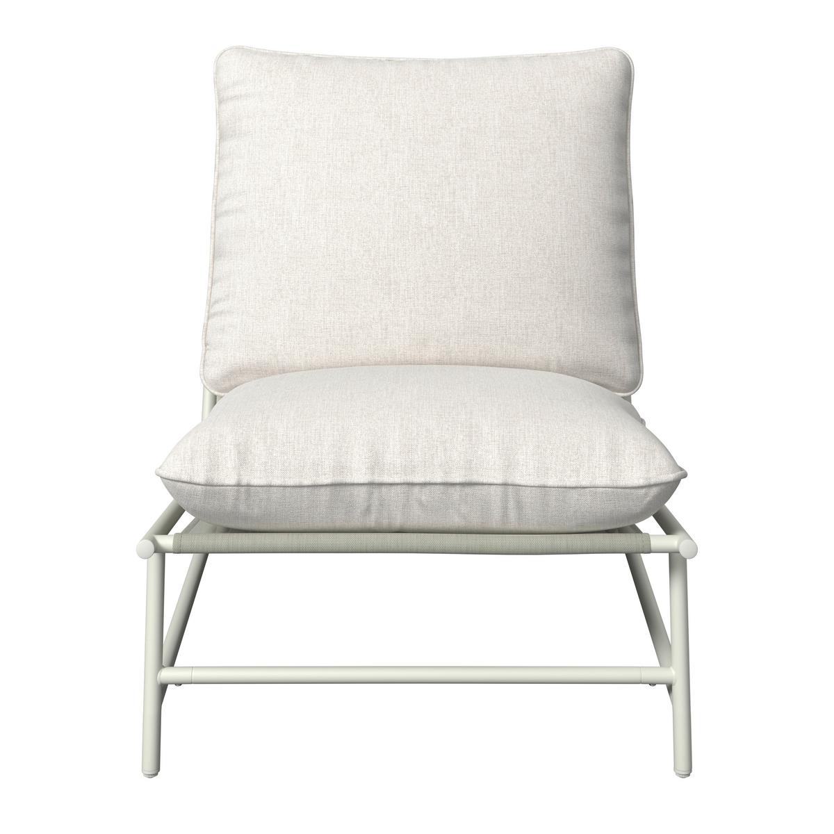 Loungesessel Malis - Beige, MODERN, Textil/Metall (70/76/87cm) - Beldano