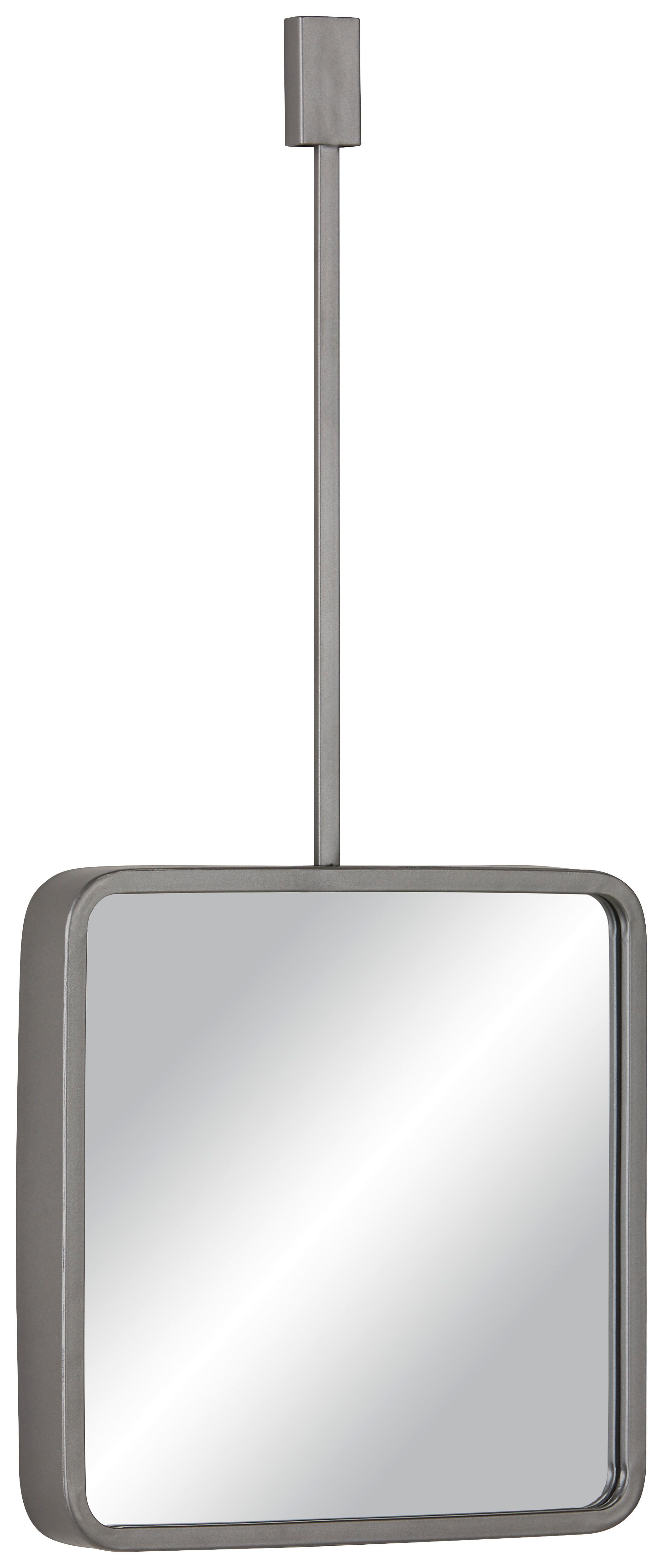 Nástenné Zrkadlo Potpourri -Trend- - sivá, Moderný, kov/sklo (28/66/4cm) - Modern Living