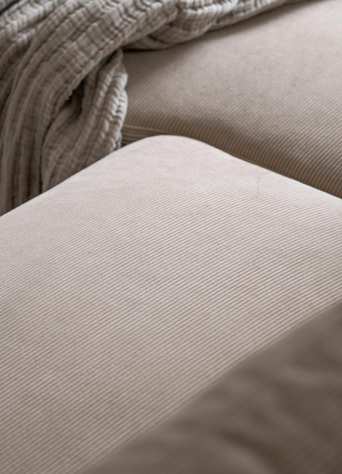 Ecksofa Lofty Lilly Beige S: 236x148cm - Beige/Schwarz, Design, Textil (236/148cm) - MID.YOU
