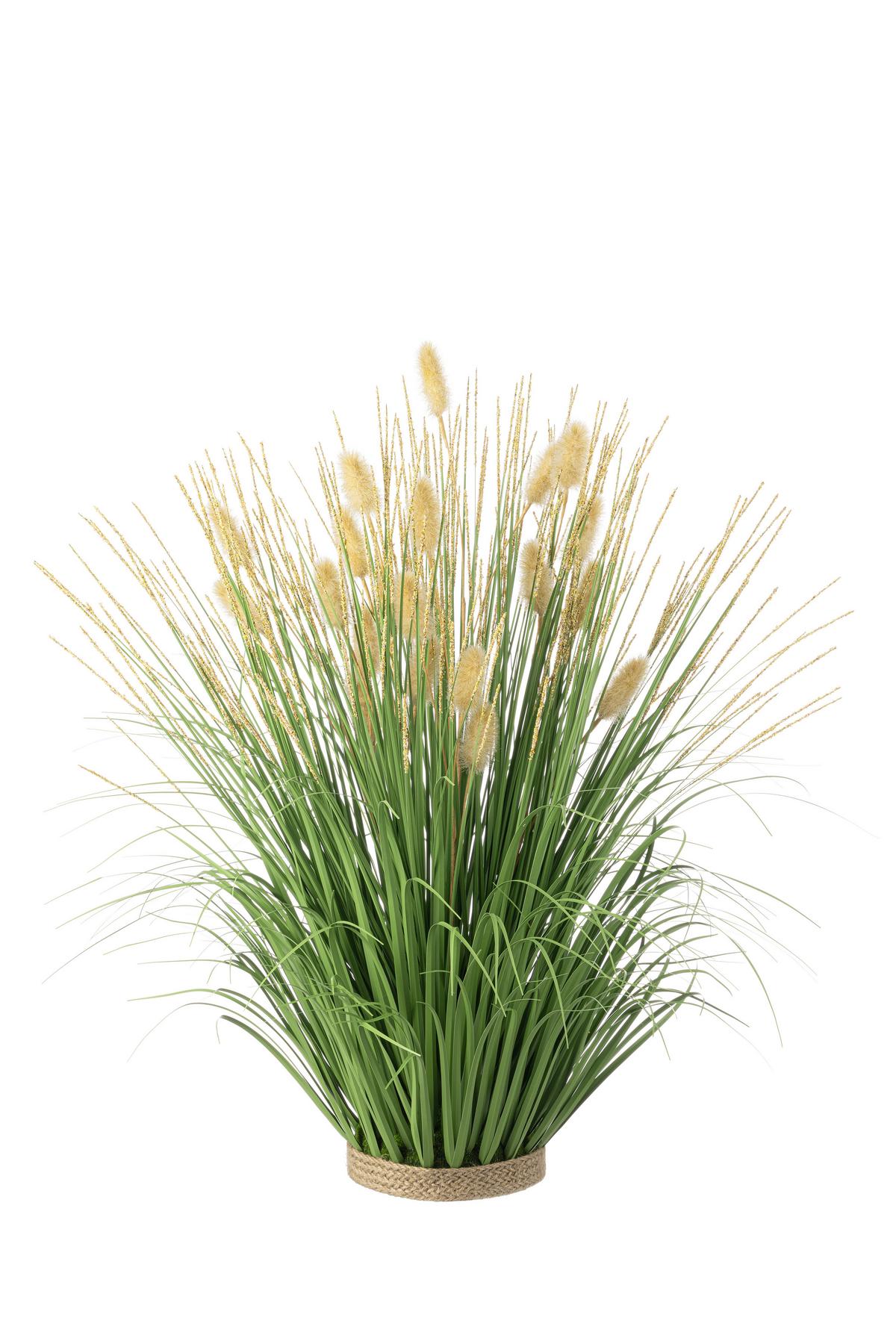 Kunstpflanze Mike - Creme/Grün, KONVENTIONELL, Papier/Kunststoff (30/52cm) - Luca Bessoni