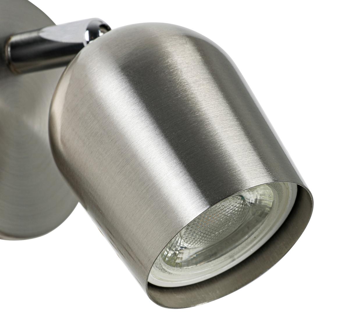 BODOVÉ SVÍTIDLO ERNESTINE - barvy chromu/barvy niklu, Romantický / Rustikální, kov/plast (14/8/7,5cm) - Mömax