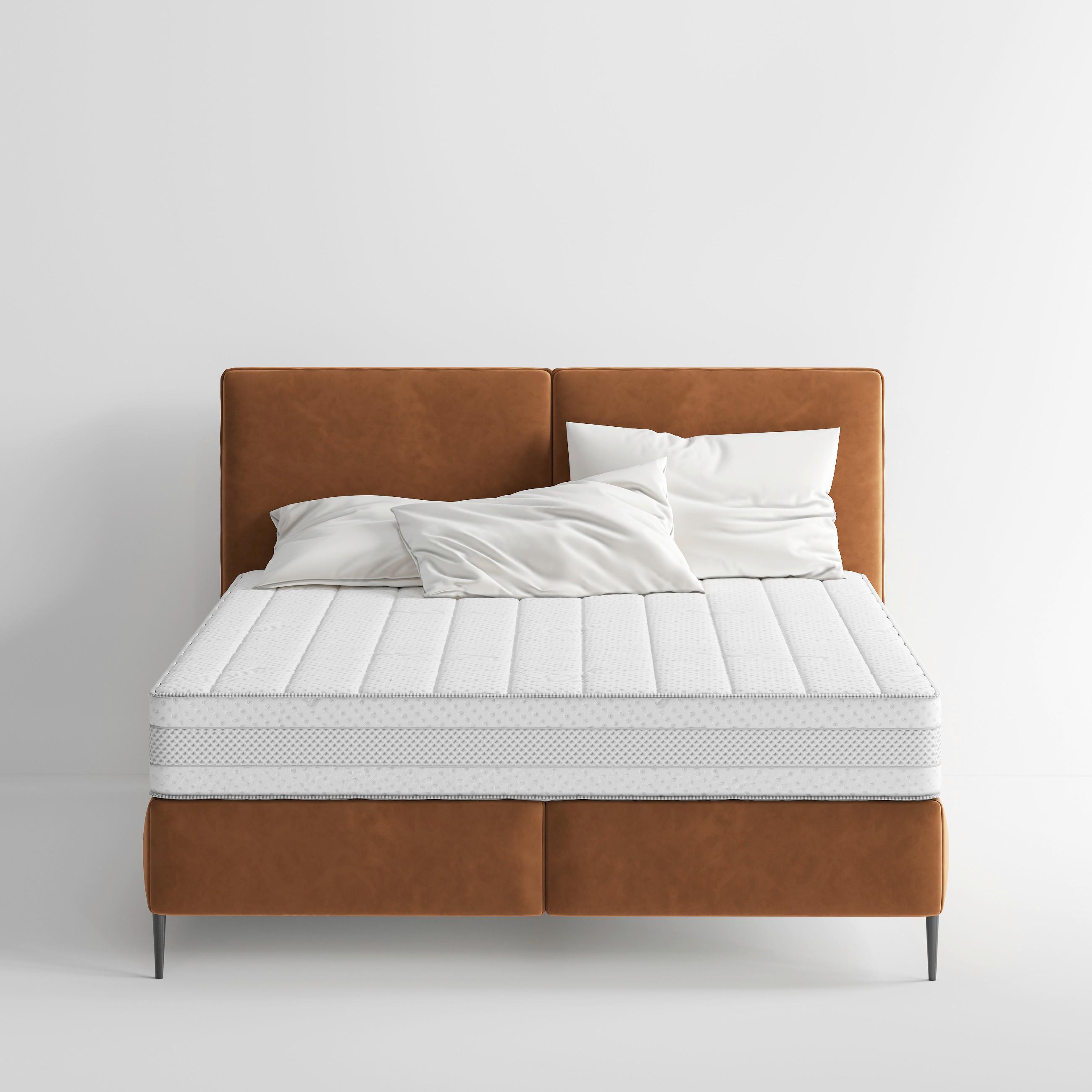 TASCHENFEDERKERNMATRATZE Best 180x200cm sehr fest - Weiß, Basics, Textil (180/200cm) - Livetastic