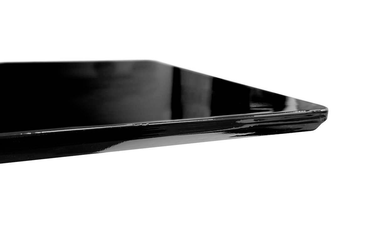 Beistelltisch Mit 2 Platten Buttler, Schwarz/bambus - Schwarz/Braun, Basics, Holz/Holzwerkstoff (49,5/77/46cm) - Kayoom