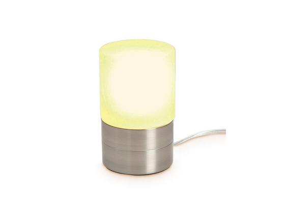 Tischleuchte Marion - Weiß/Nickelfarben, KONVENTIONELL, Glas/Metall (9/14,8cm) - Ombra Tischleuchte Marion - Weiß/Nickelfarben, KONVENTIONELL, Glas/Metall (9/14,8cm) - Ombra