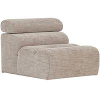 Sofaelement Novi Naturfarben B: 82cm - Schwarz/Naturfarben, Design, Textil (82/86/113cm) - Livetastic