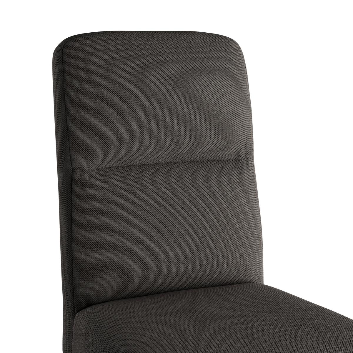 Vierfußstuhl Emma Ii Webstoff Anthrazit, B: 43 Cm - Eichefarben/Anthrazit, KONVENTIONELL, Holz/Textil (43/91/58cm)