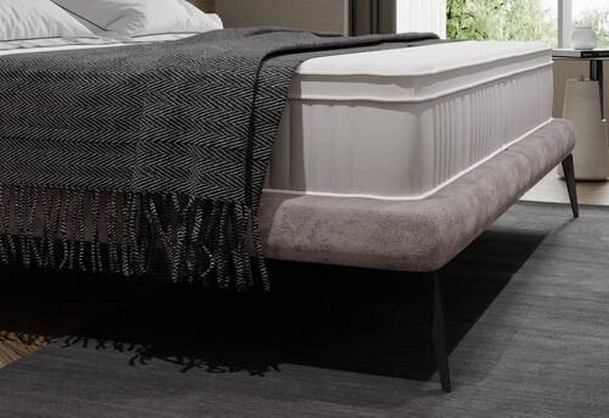 Polsterbett Tessina Sorisso - Beige/Creme, MODERN, Textil (180/200cm) - Livetastic