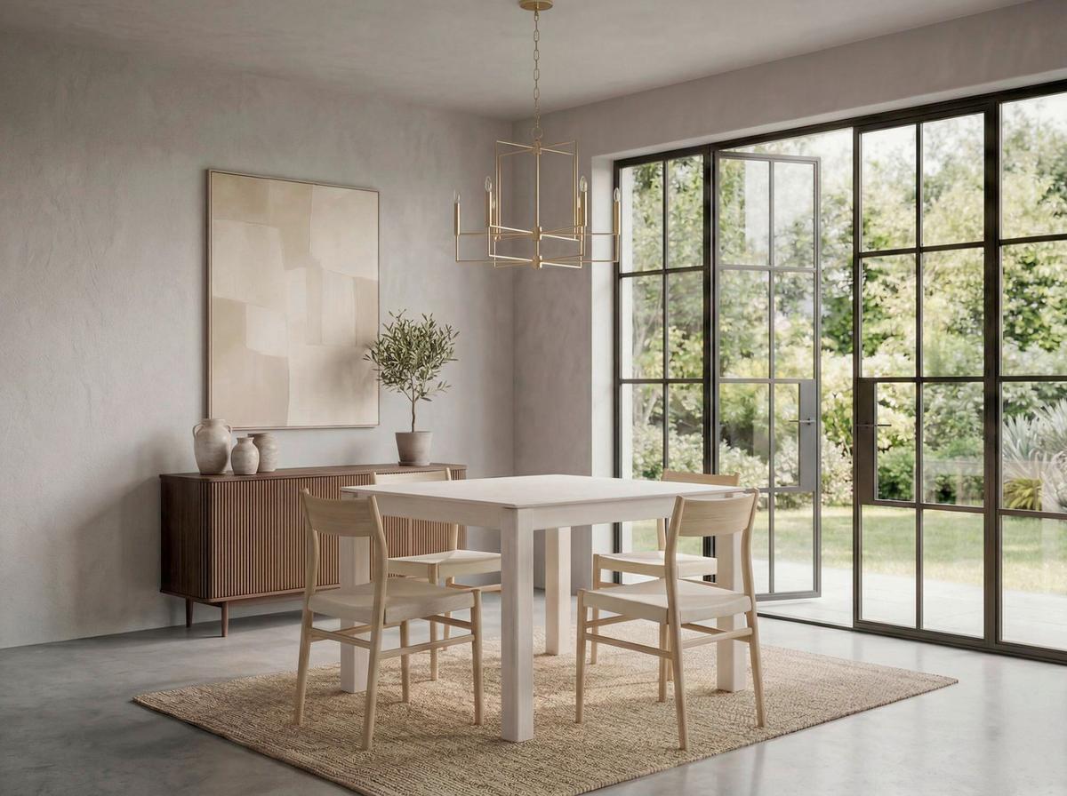 ESSTISCH Weiß L: 80cm - Weiß, Design, Holz (80/75/80cm) - Livetastic