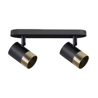 Strahler 92-27429 Tobi - Goldfarben/Schwarz, Design, Metall (34/5.5/14cm)