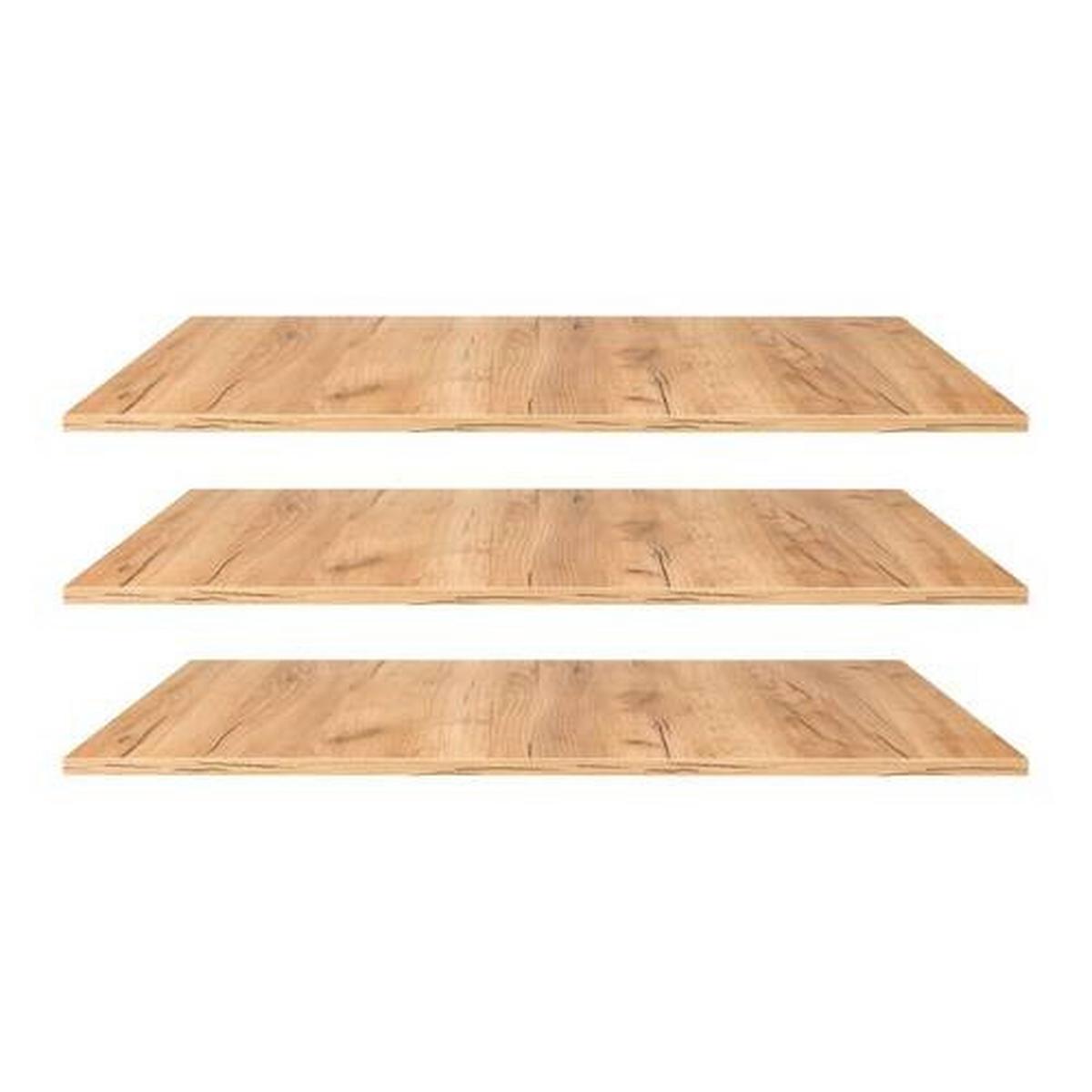 SADA VKLADACÍCH POLÍC VERO - Konventionell, kompozitné drevo (97,2/54,6cm) - ecoTree