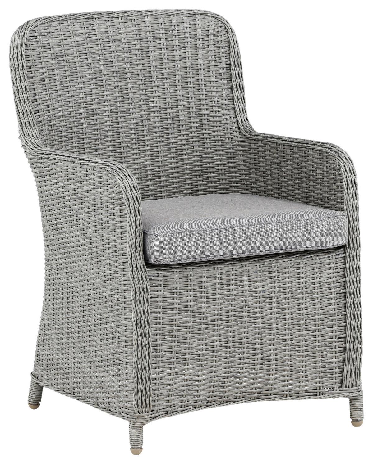 Gartenstuhl-set Wembley - Grau, KONVENTIONELL, Kunststoff/Metall (62/94,5/65cm) - Gardenson